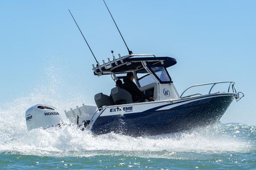 Outboard center console boat - 745 CC - Extreme Boats EU Ltd. - fishing / aluminum / 7-person max.