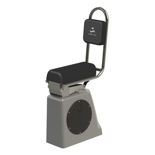 Jockey seat - JSR - Majestic Elektronika Inovacije d.o.o. - for inflatable boats / adjustable / with suspension