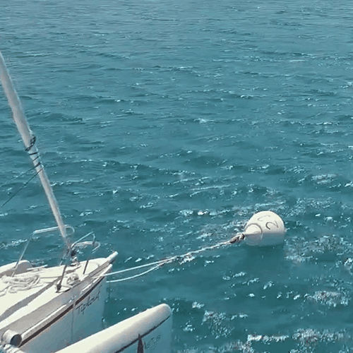 Mooring buoy OceanSpot NauticSpot high seas / oval / white