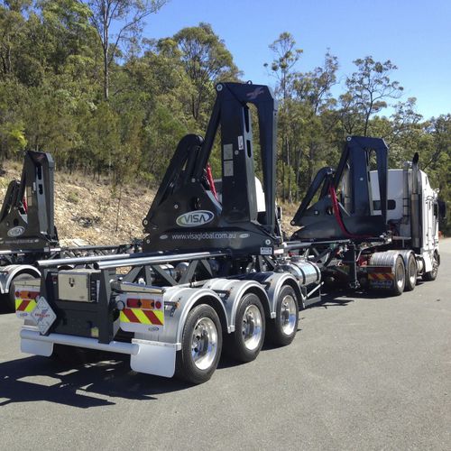 Container trailer - HC4020 - SWINGLIFT - for shipyards / for terminals / side-lift