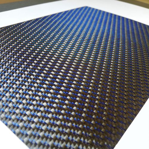 Carbon fiber composite fabric - SPN C 285 T BLUE - SPINTEKS - metal wire / woven