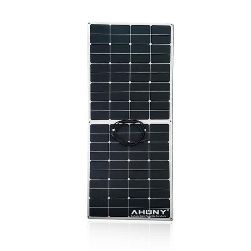 Semi-flexible solar panel - eGo S145w HF - SHENZHEN AHONY POWER CO.,LTD - monocrystalline silicon / 40 cells / for boat