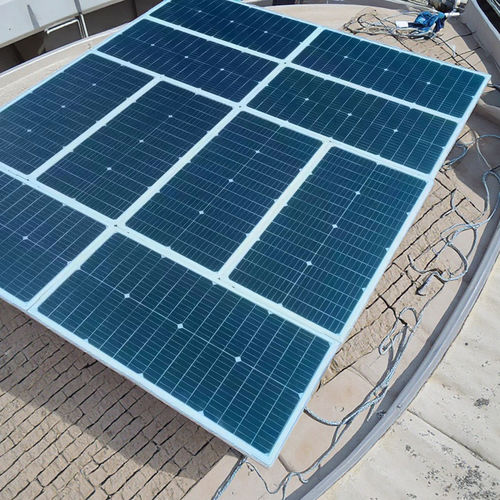 Rigid solar panel - eMarvel M60W - SHENZHEN AHONY POWER CO.,LTD - monocrystalline silicon / 32 cells / for boat