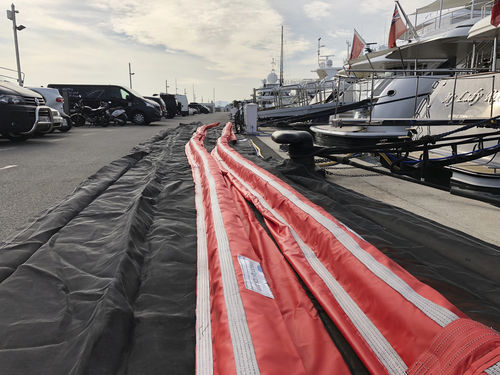 Shipyard protective cover - BoomProtec - Pollustock