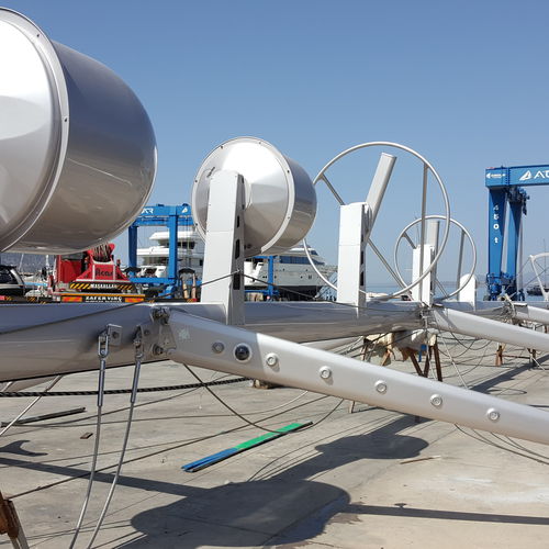Sailing yacht mast - Velena Yacht - aluminum / custom-made