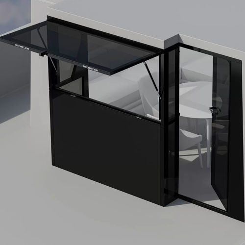 Yacht door - Serenity - parema - for boat / glazed / aluminum