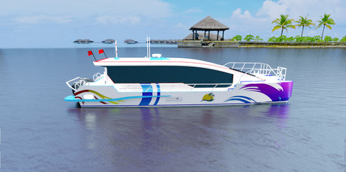 Passenger boat - FX120 - Nova Shipyard - catamaran / outboard / aluminum