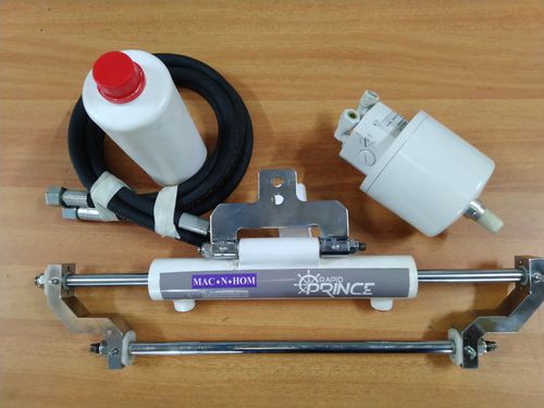 Motor boat steering - RAPID PRINCE - Mac-N-Hom Marine Equipments P Ltd - outboard motor / hydraulic