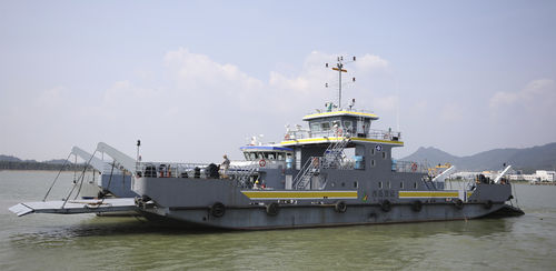 Ro-Pax car ferry - 41.5 - JIANGLONG SHIPBUILDING CO., LTD. - catamaran / steel