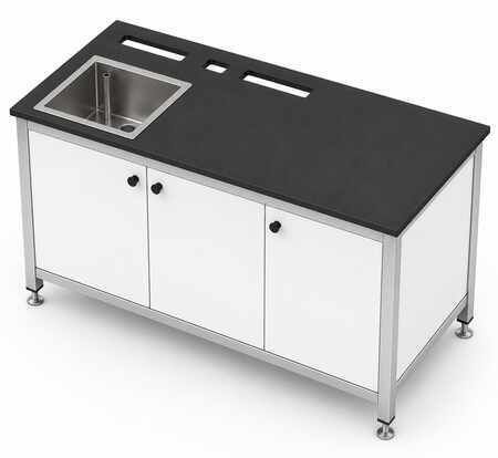 Rectangular sink - MK Seats GmbH - stainless steel / marine