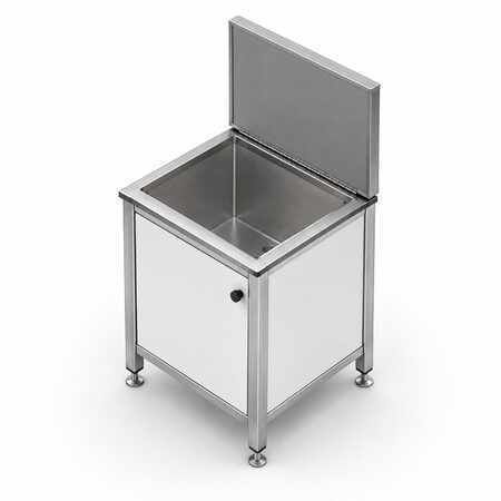 Square sink - MK Seats GmbH - stainless steel / marine / nautical