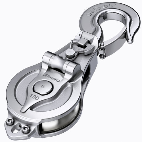 Single block - AK10207 - ASANO GLOBAL CO. LTD. - snatch / hook / ball bearing