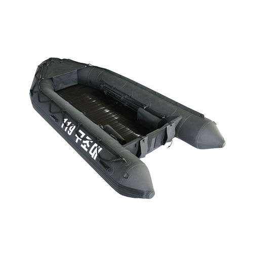Professional rescue boat - MR430 AL - RAPTOR - outboard / aluminum / rigid hull inflatable boat