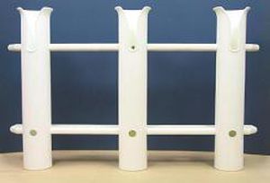 Boat rod holder - 256-03361-00 - Groundhog Marine Industrial CO., LTD - multiple / plastic / white
