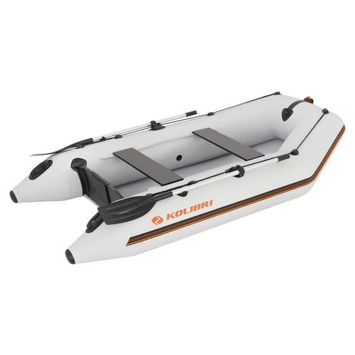 Outboard inflatable boat - KM-300 - KOLIBRI - open / 3-person / inflatable bottom