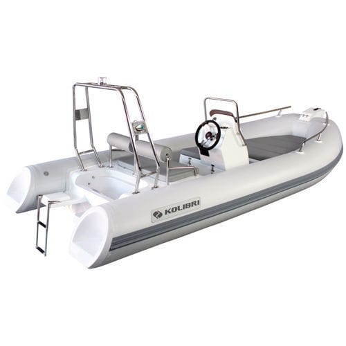RIB - W480UT - KOLIBRI - outboard / gasoline / side console
