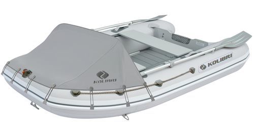 Motor boat sprayhood - 33.086.0.34 - KOLIBRI - cockpit / helm station / gray