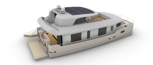 Catamaran motor yacht - 52 Penthouse - Maison Marine Yachts - cruising / wheelhouse / 3-cabin