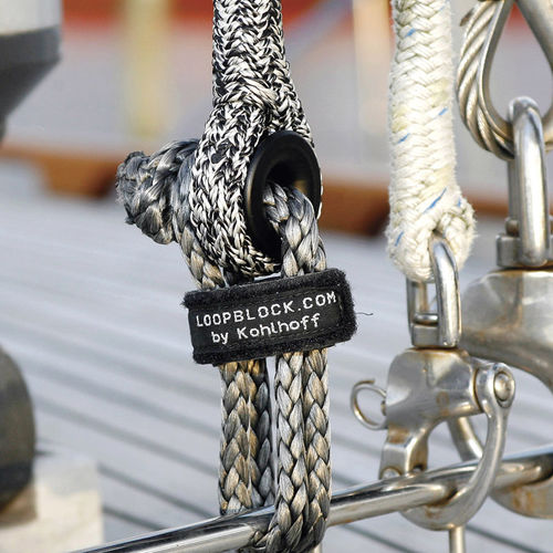 Soft shackle for sailboats - L-LC series - LOOP Products - with low-friction ring