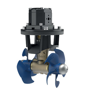 Azimuth thruster - QSH 100-185 - QS SEAMASTER - tunnel type / for boat / hydraulic