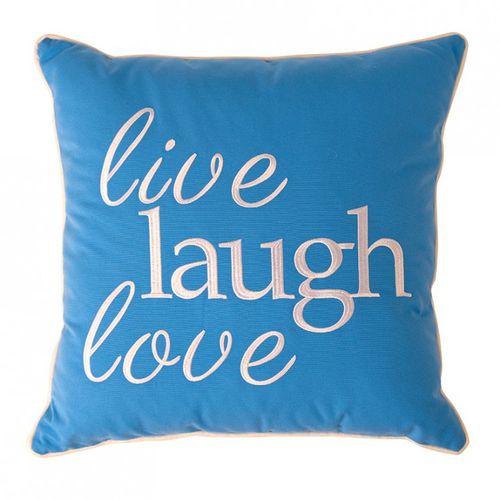 Sundeck cushion - LIVE LAUGH LOVE - Aeris Design Tekstil Pazarlama ve Tic. Ltd. Sti. - cabin / for boat