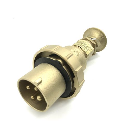 Ship watertight electrical plug - CTS3-2 - Zhejiang Bozhou Marine Electric Technology Co., Ltd. - male / high-current