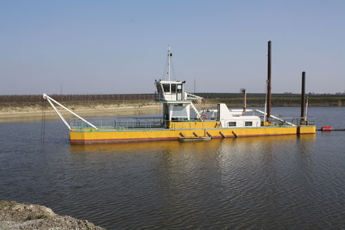 Work boat - SGT 250 - Italdraghe - work barge / wind farm service boat / cutter-suction dredge