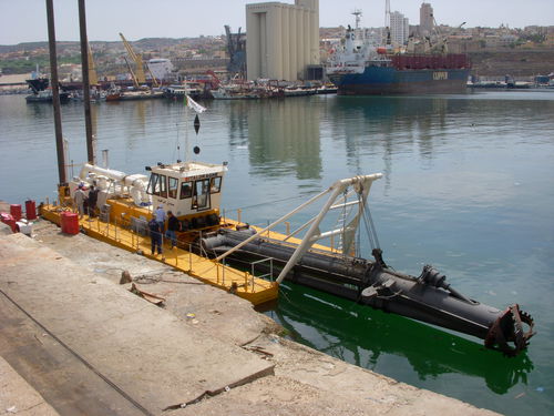 Work boat - SGT 300 - Italdraghe - service boat / work barge / cutter-suction dredge