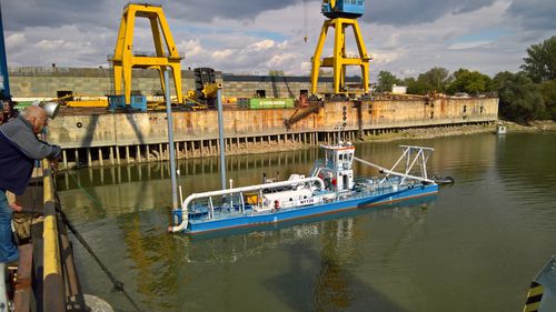 Cutter-suction dredge special vessel - SGT 450 - Italdraghe - catamaran