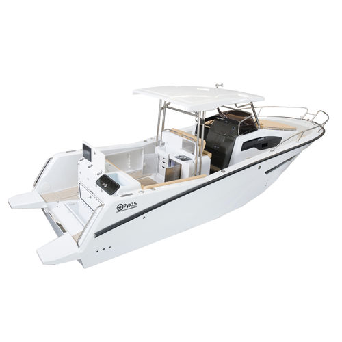 Outboard day fishing boat - 30wa - Pyxis Yachts SA - twin-engine / day fishing / sport-fishing