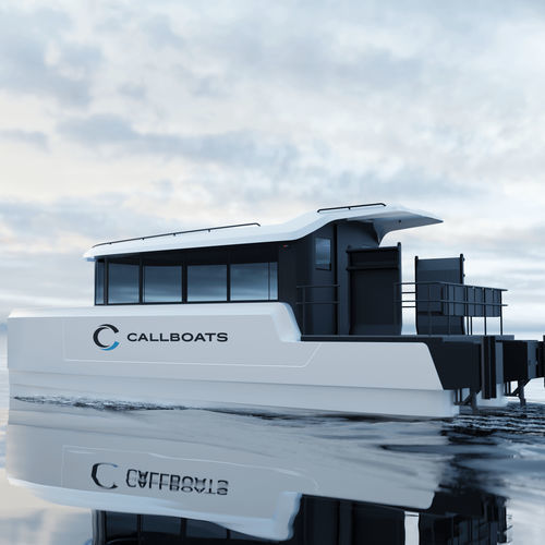 Electric professional boat - CAT 10 L - Callboats - passenger boat / catamaran / composite