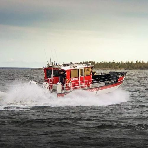Fireboat - 1200 OSR - Kewatec - oil spill recovery boat / inboard waterjet / diesel