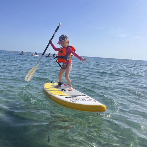 Inflatable stand-up paddle-board - YELLOW 7'5 - WATERSPORT CONCEPT - all-around / beginner / intermediate