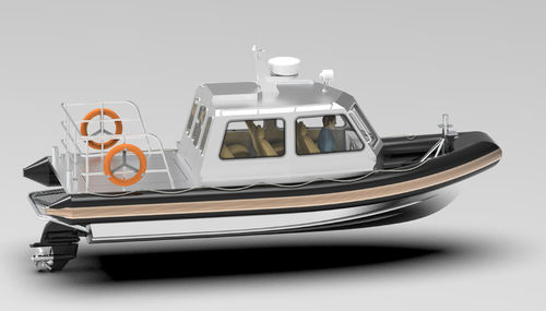 Patrol boat - 750 - Qingdao Allheart Marine Co., Ltd. - rescue boat / outboard / aluminum