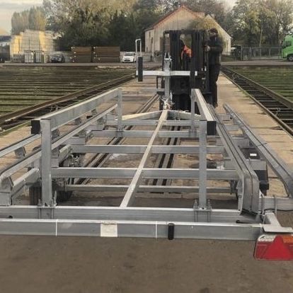 Road trailer - TIKI  - PONTOON FRANCE - handling / launching / for boat