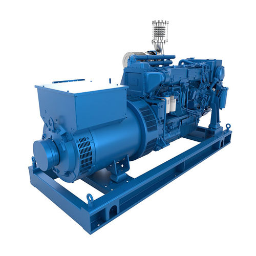 Gas generator set - 6M16 - MOTEURS BAUDOUIN - turbine / for ships / 60 Hz