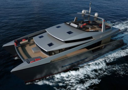 Catamaran motor yacht - PANAMA 62 - Alumarine Shipyard - cruising / flybridge / displacement
