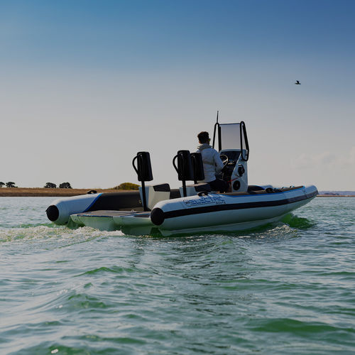 Inboard inflatable boat - Pulse 63 - RS Electric Boats Ltd. - electric / rigid / center console