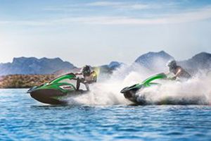 swing-arm jet-ski