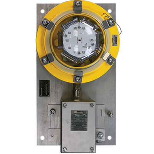 Ship signalling light - FA-165EX - PHAROS MARINE AUTOMATIC POWER - LED / red / for helidecks