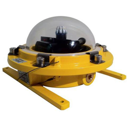 Harbor signalling light - FA-165EX 04 - PHAROS MARINE AUTOMATIC POWER - LED / red / for helidecks