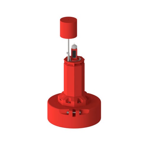 Beacon buoy - PMB1250RM  - PHAROS MARINE AUTOMATIC POWER - polyurethane foam / steel / solar