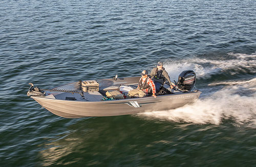 Outboard bay boat - 1800 KODIAK - Crestliner - sport-fishing / aluminum / 6-person