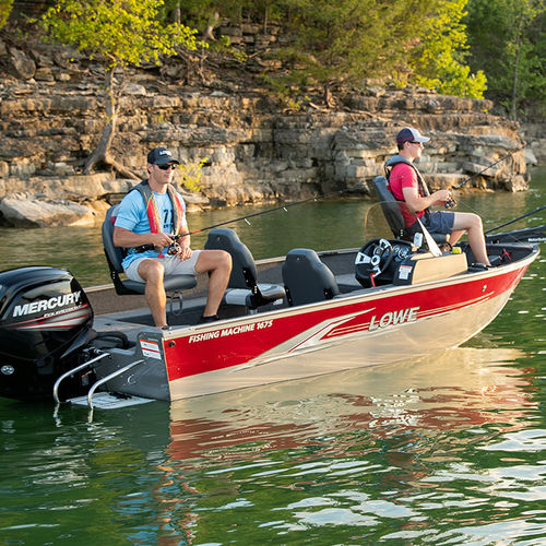 Outboard bass boat - FM 1675 SC - Lowe - side console / open / sport-fishing
