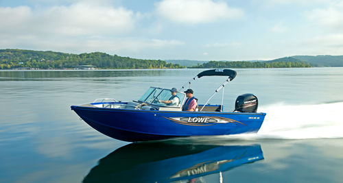 Outboard runabout - FS 185 - Lowe - dual-console / ski