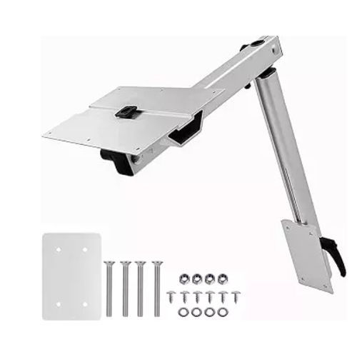 Adjustable table pedestal - HT-RSH01 - HWHongRV - telescopic / swivel / foldable
