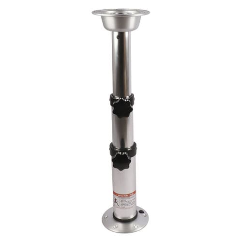 Telescopic table pedestal - HT-M02 three-section - HWHongRV - stainless steel / aluminum