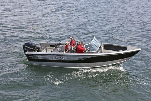 Outboard runabout - 2275 BARON - Lund - dual-console / bowrider / fishing