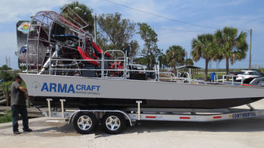 Professional airboat - 8.5 - Arma Craft - passenger / patrol