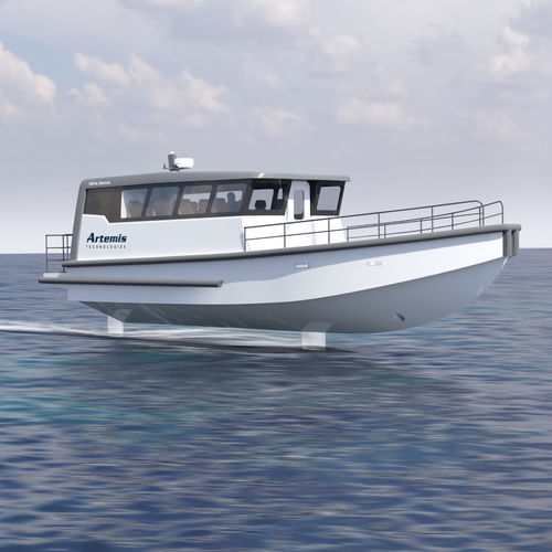 Work boat - EF-12 XL - Artemis Technologies - crew boat / inboard / rigid hull
